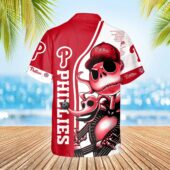 Philadelphia Phillies Halloween Spooktacular Hawaiian Shirt Back - TeeAloha