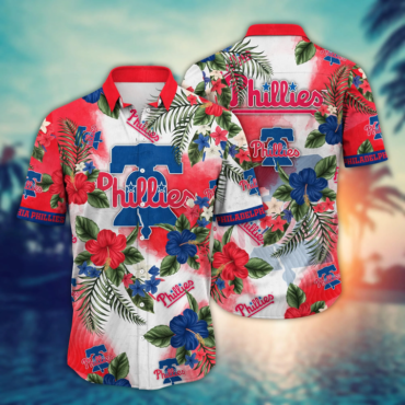 Philadelphia Phillies Hibiscus Dream Hawaiian Shirt