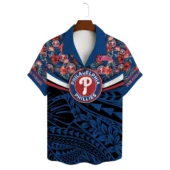 Philadelphia Phillies Island Floral Custom Hawaiian Shirt Front - TeeAloha