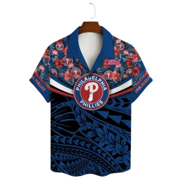 Philadelphia Phillies Island Floral Custom Hawaiian Shirt