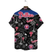 Philadelphia Phillies Island Nights Hawaiian Shirt Back - TeeAloha