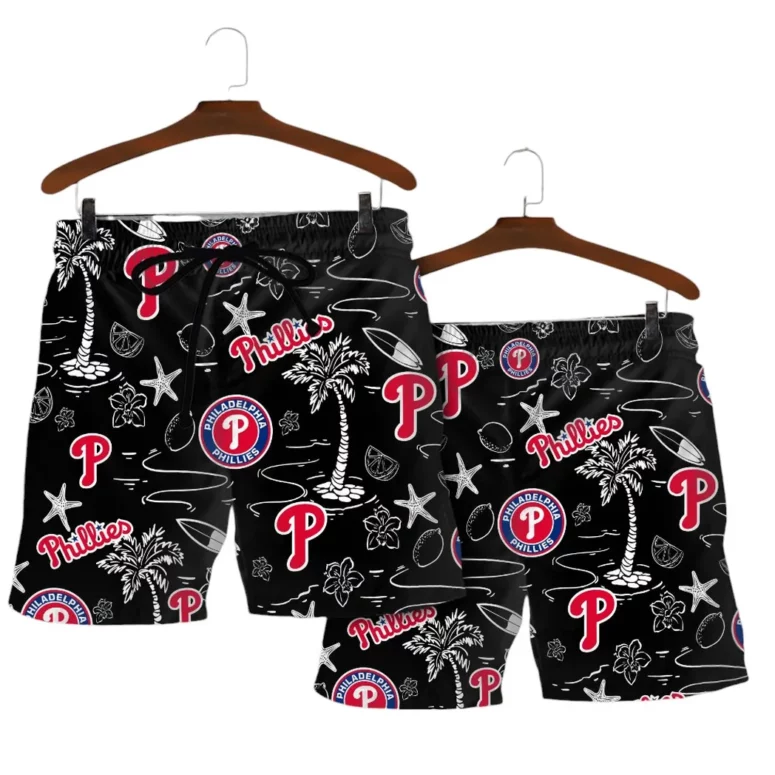 Philadelphia Phillies Island Nights Hawaiian Shirt