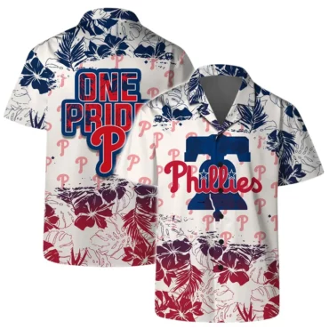 Philadelphia Phillies One Pride Hawaiian Shirt