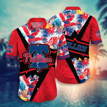 Philadelphia Phillies Pineapple Paradise Hawaiian Shirt