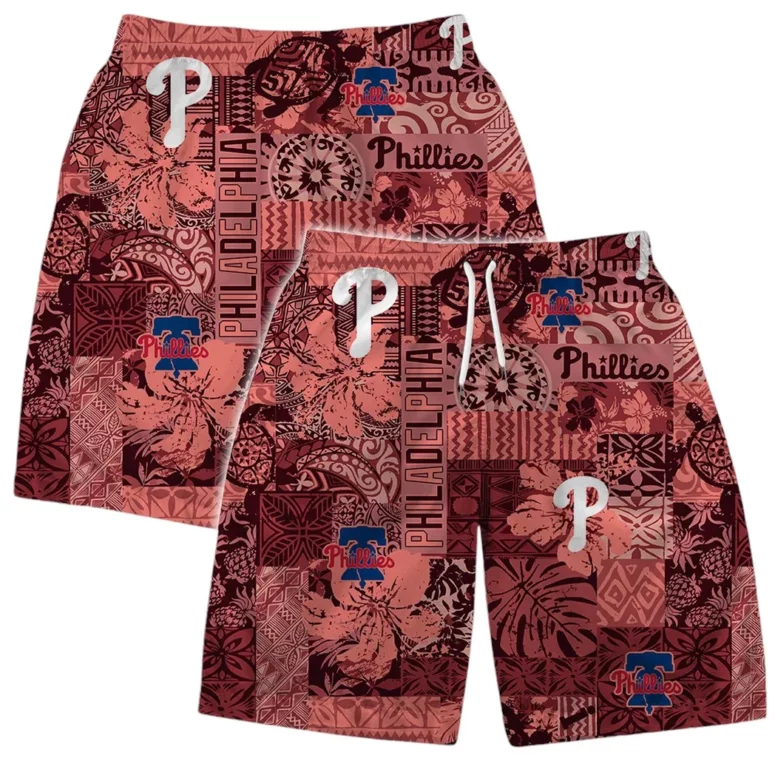 Philadelphia Phillies Retro Patch Hawaiian Shirt