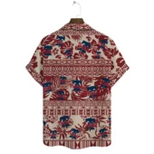 Philadelphia Phillies Tropical Floral Hawaiian Shirt Back - TeeAloha