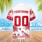 Philadelphia Phillies Tropical Logo Hawaiian Shirt Back - TeeAloha