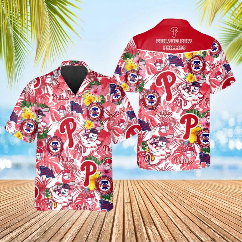 Philadelphia Phillies Tropical Vibes Hawaiian Shirt