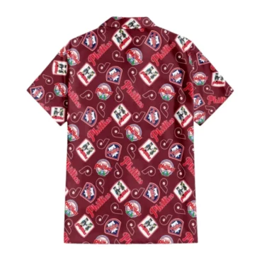 Philadelphia Phillies Vintage Patch Hawaiian Shirt