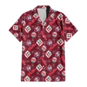 Philadelphia Phillies Vintage Patch Hawaiian Shirt Front - TeeAloha