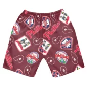 Philadelphia Phillies Vintage Patch Hawaiian Short Back - TeeAloha