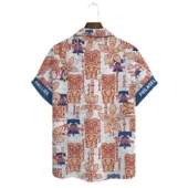 Philadelphia Phillies Vintage Tiki Hawaiian Shirt Back - TeeAloha