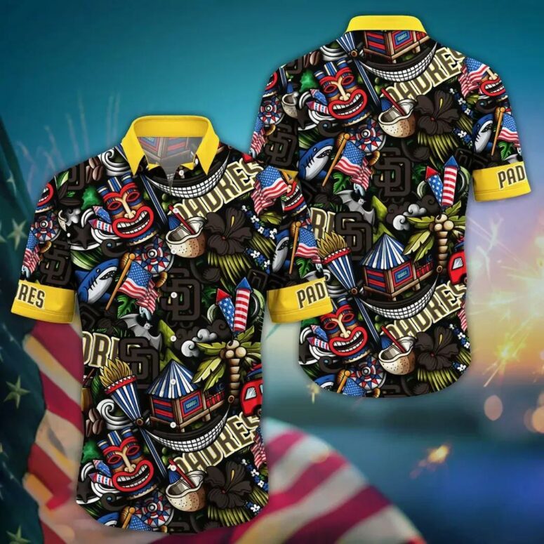 San Diego Padres Carnival Spirit Hawaiian Shirt