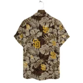 San Diego Padres Island Heritage Hawaiian Shirt Back - TeeAloha