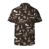 San Diego Padres Island Sail Hawaiian Shirt Back - TeeAloha