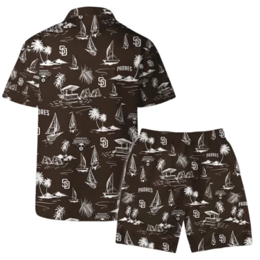 San Diego Padres Island Sail Hawaiian Shirt