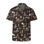 San Diego Padres Island Sail Hawaiian Shirt Front - TeeAloha