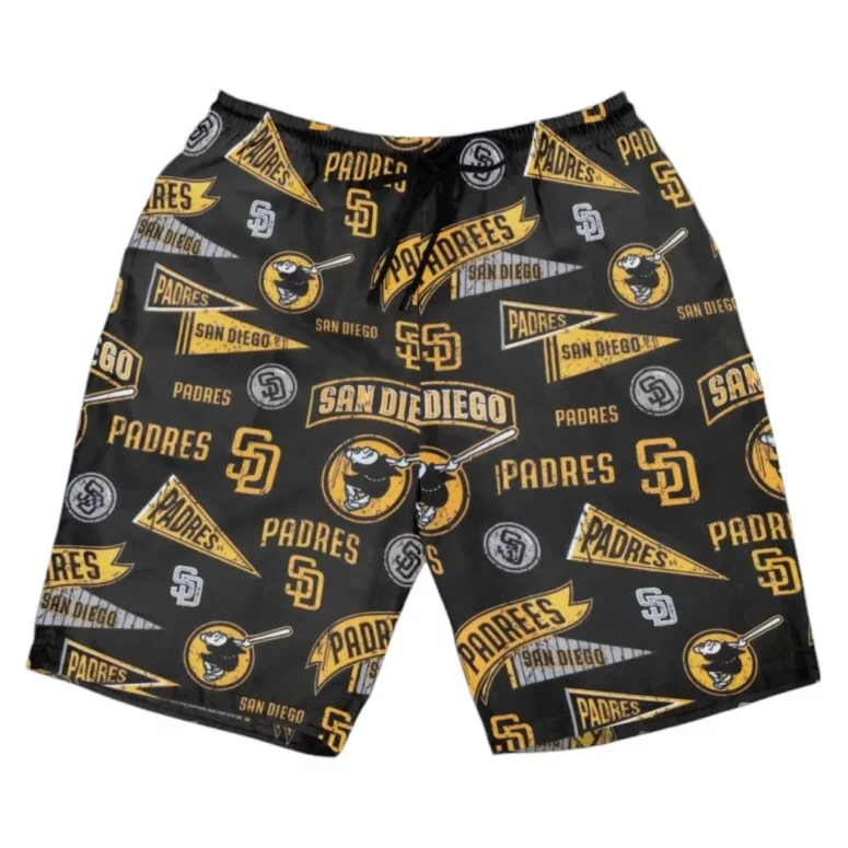 San Diego Padres Retro Banner Hawaiian Shirt