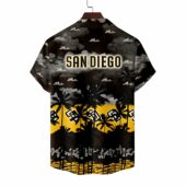 San Diego Padres Stormy Sunset Hawaiian Shirt Back - TeeAloha