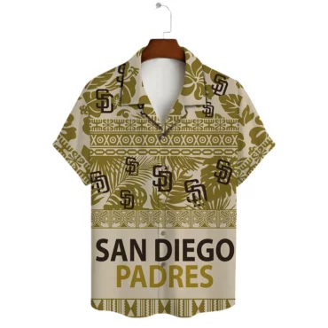 San Diego Padres Tribal Breeze Hawaiian Shirt