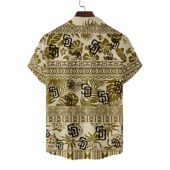 San Diego Padres Tribal Heritage Hawaiian Shirt Back - TeeAloha