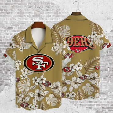 San Francisco 49ers Island Breeze Hawaiian Shirt