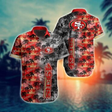 San Francisco 49ers Ocean Breeze Hawaiian Shirt