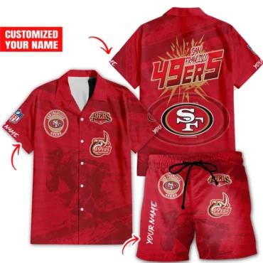 San Francisco 49ers Sunset Spirit Hawaiian Shirt