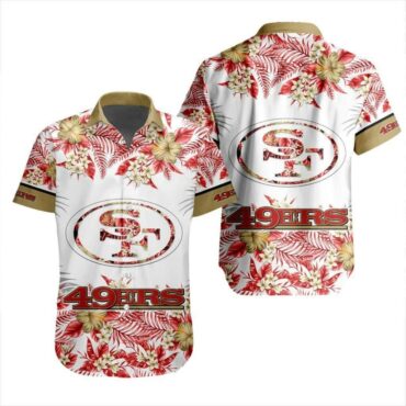 San Francisco 49ers Tropical Bliss Hawaiian Shirt