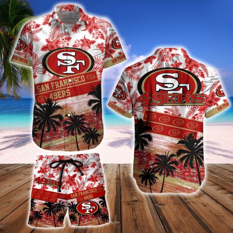 San Francisco 49ers Tropical Vibes Hawaiian Shirt