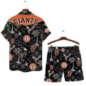 San Francisco Giants Beach Vibes Hawaiian Shirt Back With Short - TeeAloha