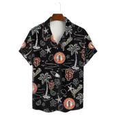 San Francisco Giants Beach Vibes Hawaiian Shirt Front - TeeAloha