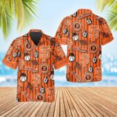 San Francisco Giants Bold Stripe Collage Hawaiian Shirt - TeeAloha