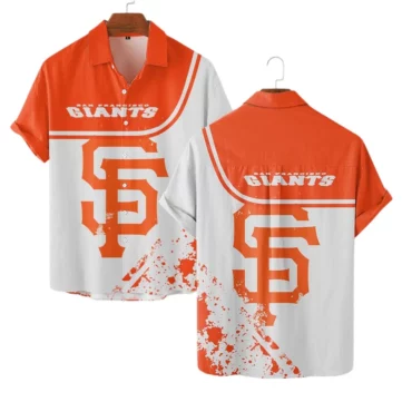 San Francisco Giants Sunset Palm Hawaiian Shirt