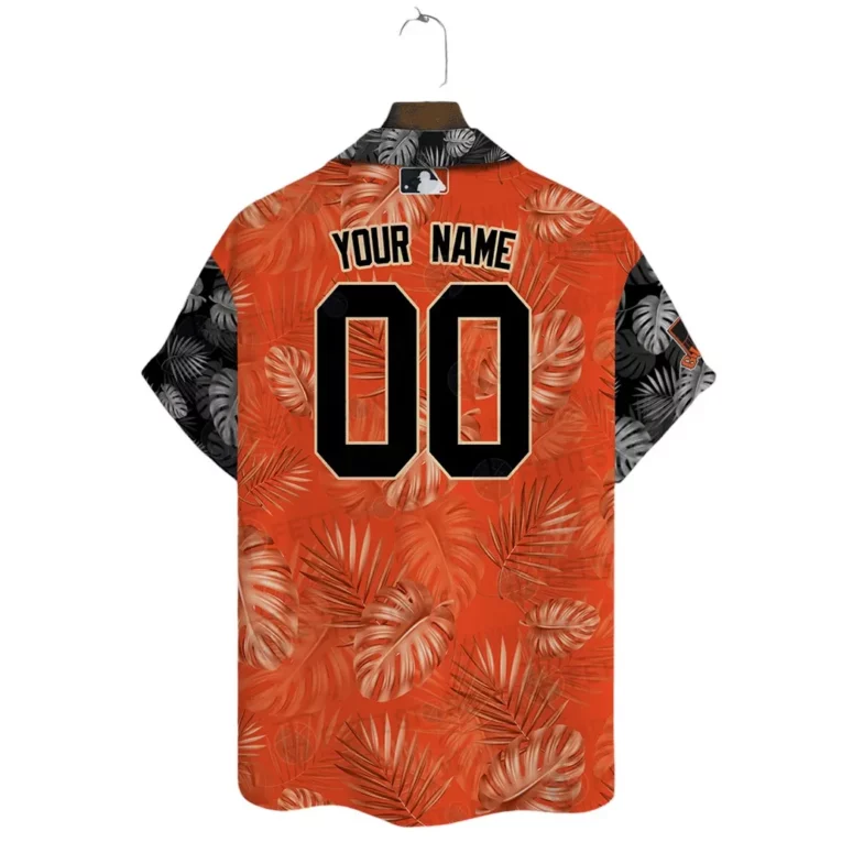 San Francisco Giants Custom Leaf Pattern Hawaiian Shirt