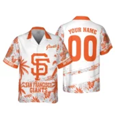 San Francisco Giants Custom Tropical Logo Hawaiian Shirt