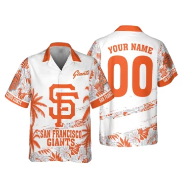 San Francisco Giants Custom Tropical Logo Hawaiian Shirt