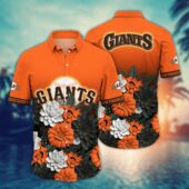 San Francisco Giants Floral Bloom Hawaiian Shirt - TeeAloha