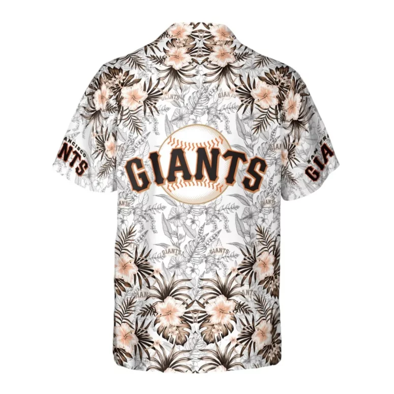 San Francisco Giants Floral Fade Hawaiian Shirt