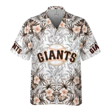 San Francisco Giants Floral Fade Hawaiian Shirt