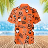 San Francisco Giants Iconic Logo Collage Hawaiian Shirt Back - TeeAloha