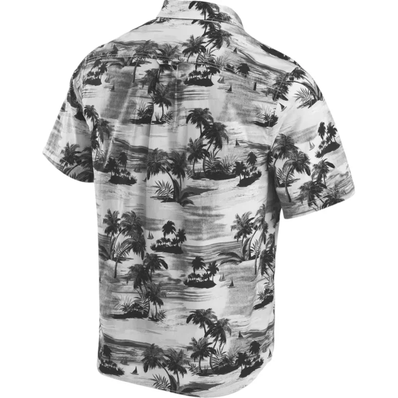 San Francisco Giants Monochrome Palm Hawaiian Shirt