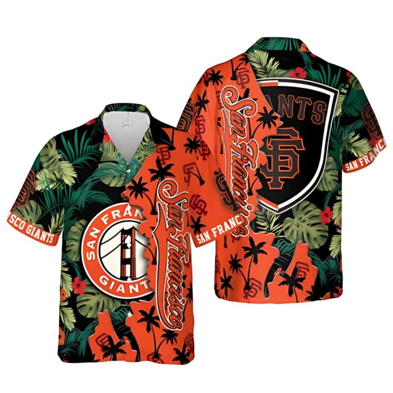 San Francisco Giants Palm Paradise Hawaiian Shirt