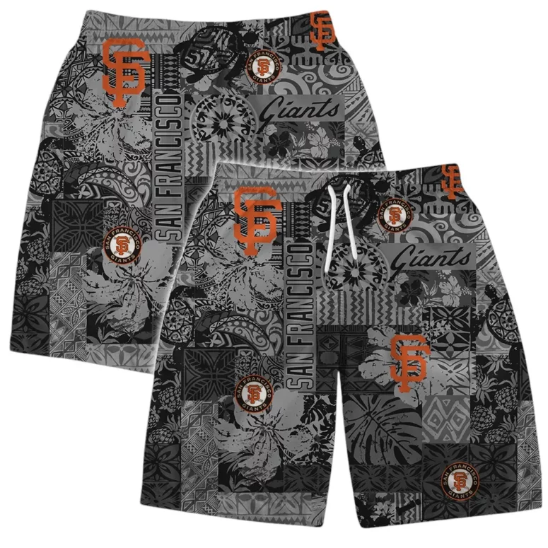 San Francisco Giants Patchwork Heritage Hawaiian Shirt