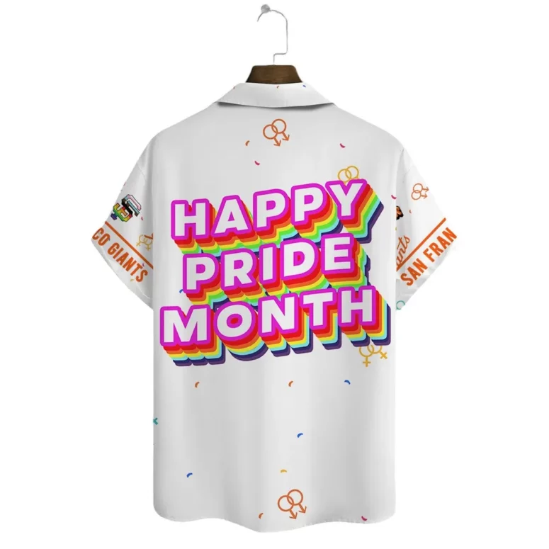 San Francisco Giants Pride Celebration Hawaiian Shirt