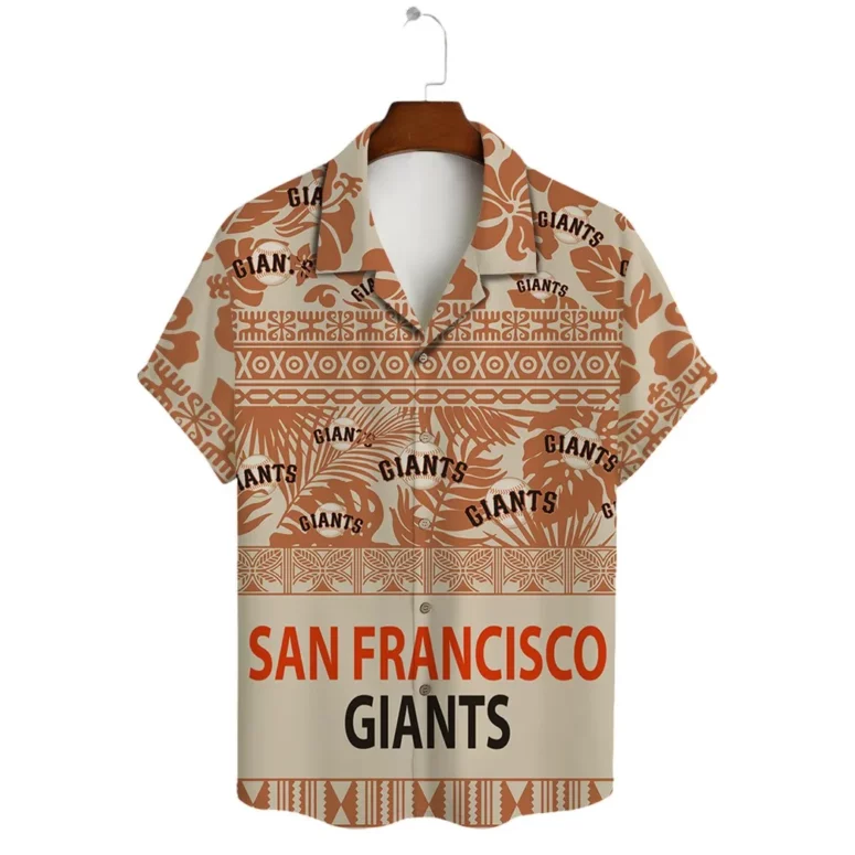 San Francisco Giants Retro Tribal Hawaiian Shirt