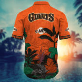 San Francisco Giants Tropical Escape Hawaiian Shirt Back - TeeAloha