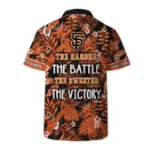 San Francisco Giants Victory Slogan Hawaiian Shirt Back - TeeAloha