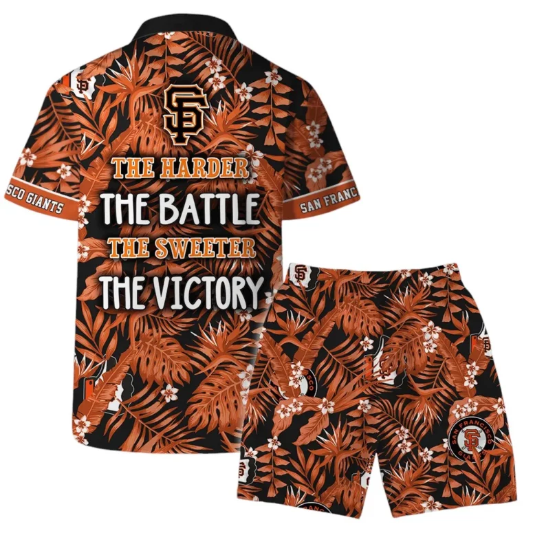 San Francisco Giants Palm Paradise Hawaiian Shirt