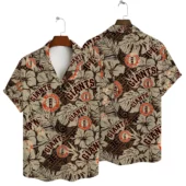 San Francisco Giants Vintage Palm Hawaiian Shirt - TeeAloha